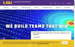 Louisiana State University website