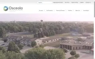 Osceola Regional Health Center website