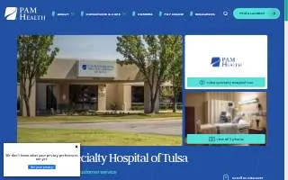 PAM Health Specialty Hospital of Tulsa website