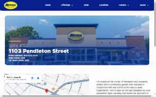 Spinx of Greenville website