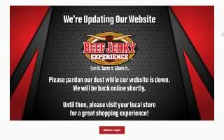The Beef Jerky Experience website