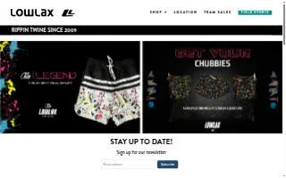 LowLax Greenville website