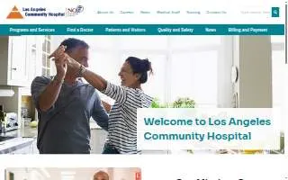 Los Angeles Community Hospital website