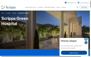 Scripps Green Hospital website