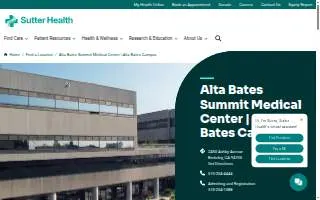 Alta Bates Summit Medical Center | Alta Bates Campus website