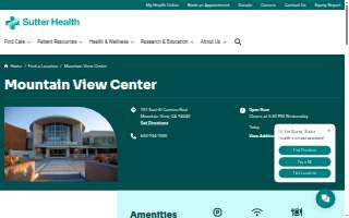 Sutter Health Mountain View Center