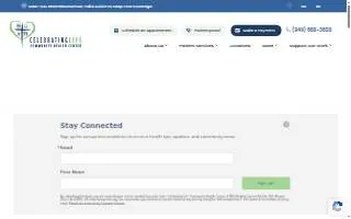Celebrating Life Community Health Center website