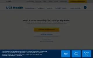 UCI Health Pacific Medical Plaza website