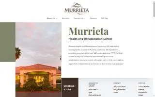 Murieta Health website