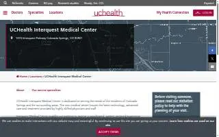 UCHealth Interquest Medical Center website