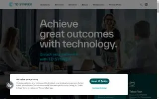 TD SYNNEX Corporation website