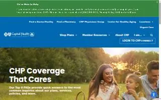 Capital Health Plan website