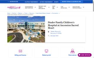 Studer Family Children's Hospital at Ascension Sacred Heart