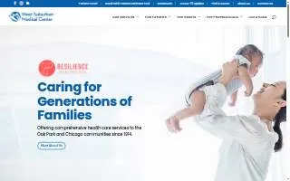 West Suburban Medical Center website