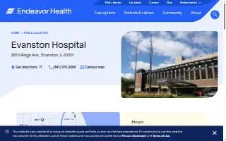 Endeavor Health Evanston Hospital website