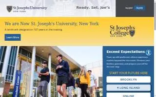 St. Joseph’s University, New York - Brooklyn website