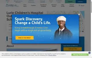 Lurie Children's Outpatient Center of Schaumburg website