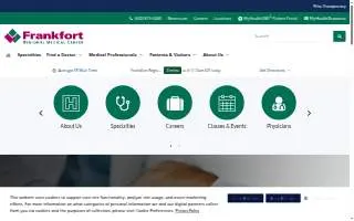 Frankfort Regional Medical Center website