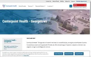 Centerpoint Health - Georgetown website
