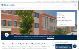 Ochsner Lafayette General Surgical Hospital - An Ochsner Lafayette General Medical Center Campus