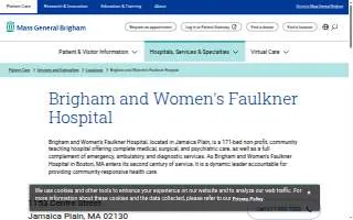Brigham and Women's Faulkner Hospital website