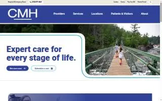 Community Memorial Hospital of Cloquet website