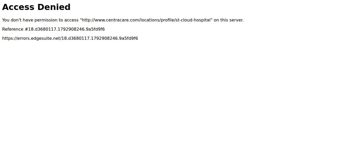 CentraCare - St Cloud Hospital website