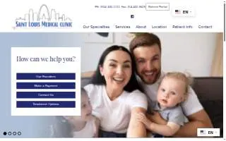 St. Louis Medical Clinic website