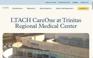 LTACH CareOne at Trinitas Regional Medical Center website