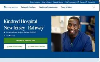 Kindred Hospital New Jersey - Rahway website
