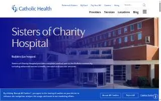 Sisters of Charity Hospital website