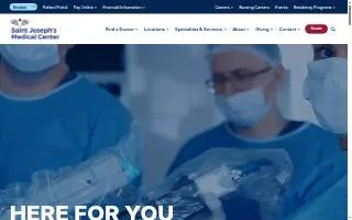 Saint Joseph's Medical Center website