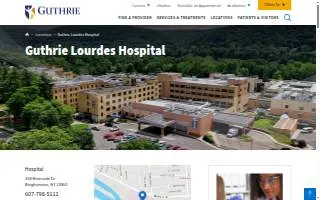Guthrie Lourdes Hospital website