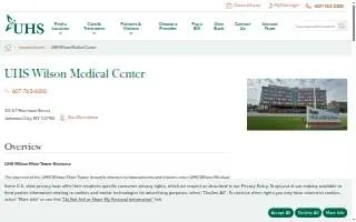 UHS Wilson Medical Center of Johnson City website