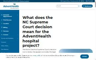 AdventHealth Medical Group Multispecialty at South Asheville website
