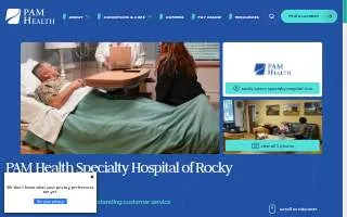 PAM Health Specialty Hospital of Rocky Mount website