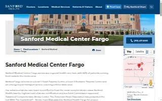 Sanford Medical Center of Fargo website