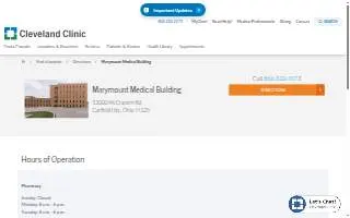 Cleveland Clinic Marymount Medical Building website