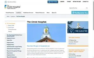 The Christ Hospital website