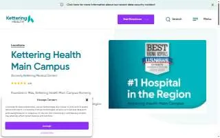 Kettering Health Main Campus website