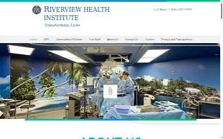 Riverview Health Institute website