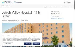 Lehigh Valley Hospital–17th Street website