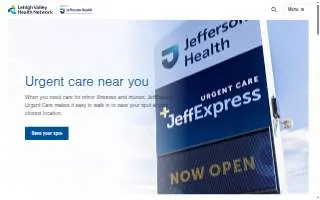 Lehigh Valley Health Network of Bethlehem website