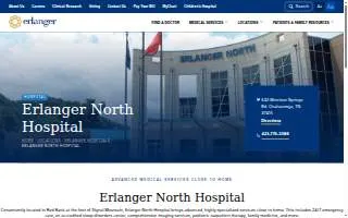 Erlanger North Hospital website