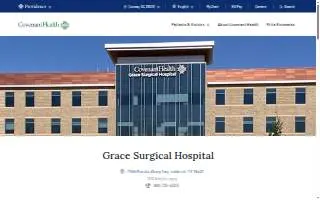 Grace Surgical Hospital website