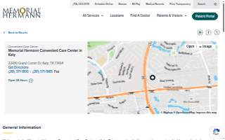 Memorial Hermann Convenient Care Center in Katy