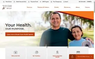 South Texas Health System McAllen website