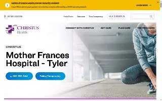 CHRISTUS Mother Frances Hospital - Tyler website