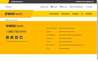 VCU Medical Center Gateway Building website