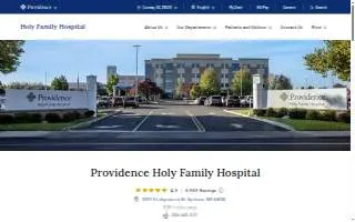 Providence Holy Family Hospital website